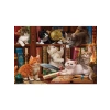 Kediler ve Kitaplar Temalı 500 Parça Puzzle
