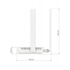 Keenetic Runner 4G N300 Wi-Fi Mesh Ebeveyn Kontrol Fiber VPN Router 4G Modem Cat.4 4x100Mbit/s KN-2212