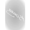 Kemal Atatürk İmzası Temalı Beyaz Sticker, 15 x 4 cm Boyut