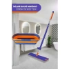 Kendinden Sıkmalı Tekerli Mop Seti, 1 Yedek Bez ile