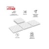 Kendinden Yapışkanlı Metro Karo Desenli PVC Karo, 30x30 cm