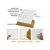 Kendinden Yapışkanlı Metro Karo Desenli PVC Karo, 30x30 cm