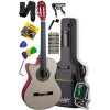 Kesik Kasa 4/4 Klasik Gitar, Tuner ve Aksesuarlar Dahil