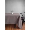 Keten Dokulu Masa Örtüsü – Açık Vizon, 140x260 cm