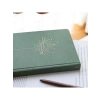 Keten Kapaklı A5 Süresiz Planlayıcı Ajanda - Yeşil
