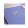 Keten Kapatmalı A5 Tarihsiz Not Defteri, Lila Renk