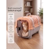 Kilitleme Kapaklı Kedi Taşıma Çantası, Havalı Tasarım