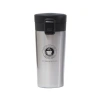 Kilitli 500 ml Gri 304 L Çelik Kahve Termos, Pratik Kullanım