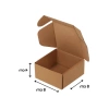 Kilitli E-Ticaret Karton Kargo Kutusu, 100 Adet, 8x8x4 cm