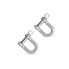 Kilitli Karabina ve Zincir Kilidi, 6 mm, 2 Adet