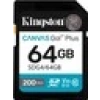 Kıngston 64GB Sd Canvas Go+ SDG4/64GB