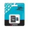 Kingston SDCG4-128GB 128GB microSDXC Canvas Go Plus Gen4 200MB-s A2 U3 V30 Card + ADP Hafıza Kartı