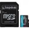 Kingston SDCG4-128GB 128GB microSDXC Canvas Go Plus Gen4 200MB-s A2 U3 V30 Card + ADP Hafıza Kartı