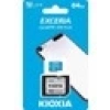 Kioxia 64GB Exceria Micro SDXC UHS-1 C10 100MB/sn Hafıza Kartı (LMEX1L064GG2)