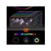 Kırmızı Altıgen Desenli Işıklı 70x30 cm Mousepad ve Klavye Altlığı