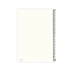 Kırmızı Eco Kraft Sert Kapaklı Defter - 200 Sayfa, Spiralli, Sarı Kağıtlı