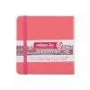 Kırmızı Mercan Renkli 80 Yapraklı Eskiz Defteri - 12x12 cm