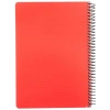 Kırmızı PP Kapaklı Spiralli Defter, A4, 5 Konulu