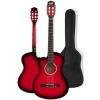 Kırmızı Renk Kesik Klasik Gitar - 4/4 Yetişkin Boy