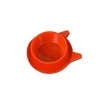 Kırmızı Renkli Plastik Kedi Mama ve Su Kabı, 400 ML Kapasite