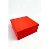 Kırmızı Sert Mukavva Hediye Kutusu, Premium Tasarım