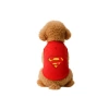 Kırmızı Superman Atlet, Kedi ve Köpek için 2XL Beden