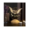 Kişiye Özel Led Lamba - Melek Kanatlı Tasarım