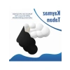 Klasse Cloud Klavye Bilek Desteği, Bulut ErgoPad, Kaymaz Tabanlı, Nefes Alan Kumaş, Ağrı Önleyici (Klavye Desteği, Beyaz)