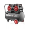 Kobb KBK50S2 4.0 Hp 50 Lt 8 Bar Çift Motorlu Yağsız Sessiz Taşınabilir Hava Kompresörü