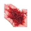 Kokulu Yapay Silikon Solucan, 3,5 cm, 100 Adet Paket
