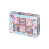 Kolaj Temalı 200 Parça Pembe Puzzle Yapboz