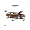 Koleksiyonluk 1:24 Ölçekli Metal Araba Modeli - Klasik Tasarım ve Kutulu