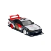 Koleksiyonluk 1:64 Ölçekli Diecast Model Araç - Beyaz/Siyah Grafiklerle