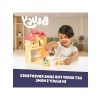Kompakt Mini Ev Oyun Seti, Taşıma Saplı ve Üç Oda Tasarımı
