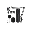 Kondanser Mikrofon, Ses Kaydı ve Yayın için Uygun, (+48V Phantom Power)