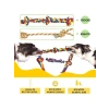 Köpek Oyuncağı Renkli Halat ve Top Seti, 4lü Paket