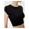 Koton Basic Tişört Kap Kol Bisiklet Yaka Modal Karışımlı Slim Fit