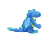 Koyu Mavi Ejderha Şeklinde Sesli Köpek Oyuncağı, 35 Cm