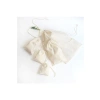 Krem Renk Bağcıklı Ham Bez Kese, 10x15 cm Boyutunda 10 Adet