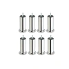 Krom Kaplama Metal Mobilya Ayağı, 12 cm Boy ve 3/8 Kalın Diş