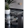 Krom Tekerlekli Metal Saksı Altlığı, 2li Set