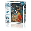 KS Games A Woman In Red Kimono 500 Parça Puzzle