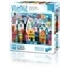 Ks Games Candy Tree Town 500 Parça Puzzle