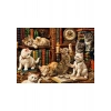 Ks Games Cats In The Library 500 Parça Puzzle