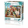 KS Games Family Cats Near The Window 1000 Parça Puzzle