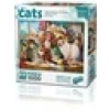 KS Games Family Cats Near The Window 1000 Parça Puzzle