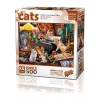 KS Games Kittens In The Writer#s Office 500 Parça Puzzle