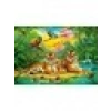 Ks Games Tiger Family 50 Parça Puzzle