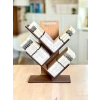 Küçük Geometrik Masaüstü Ağaç Kitaplık, MK20 Model