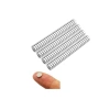 Küçük Yuvarlak 5 mm Çap Mıknatıs, 100 Adet, Kalınlığı 1 mm, Çok Amaçlı Kullanım